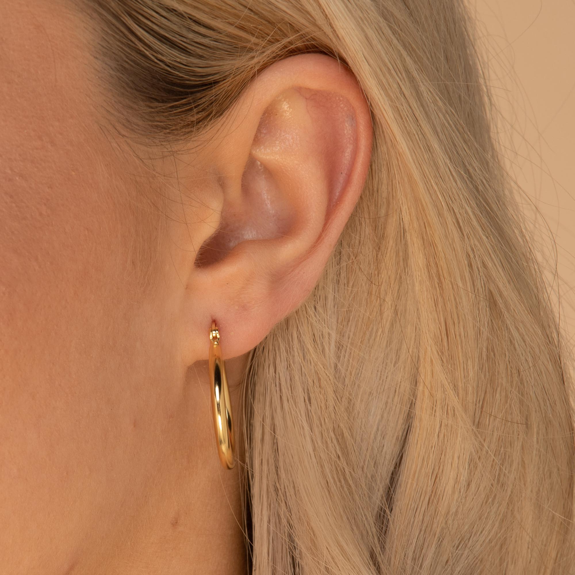 Classic Hoop Earrings Gold